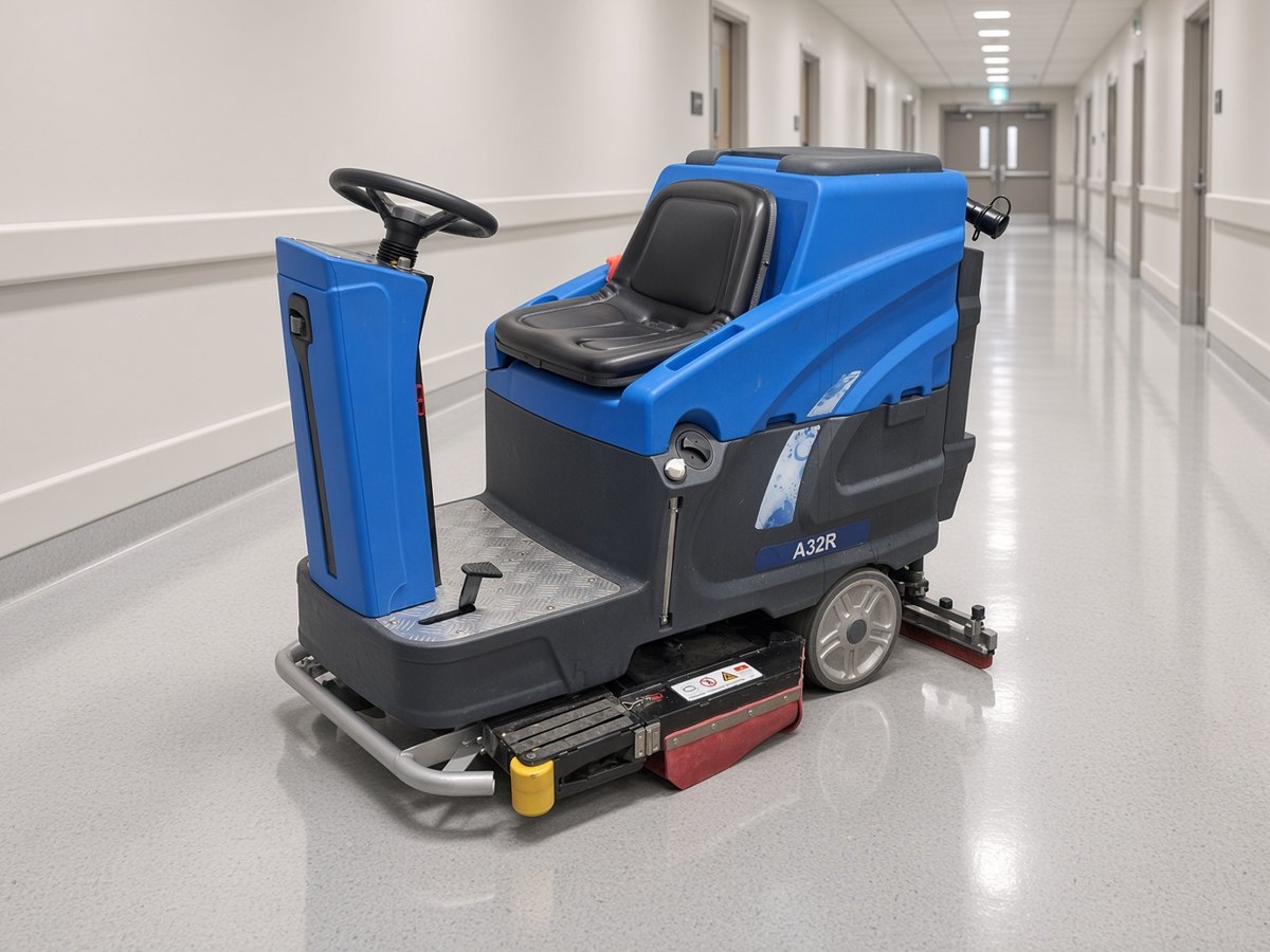 ScrubWise A32R ride-on floor scrubber